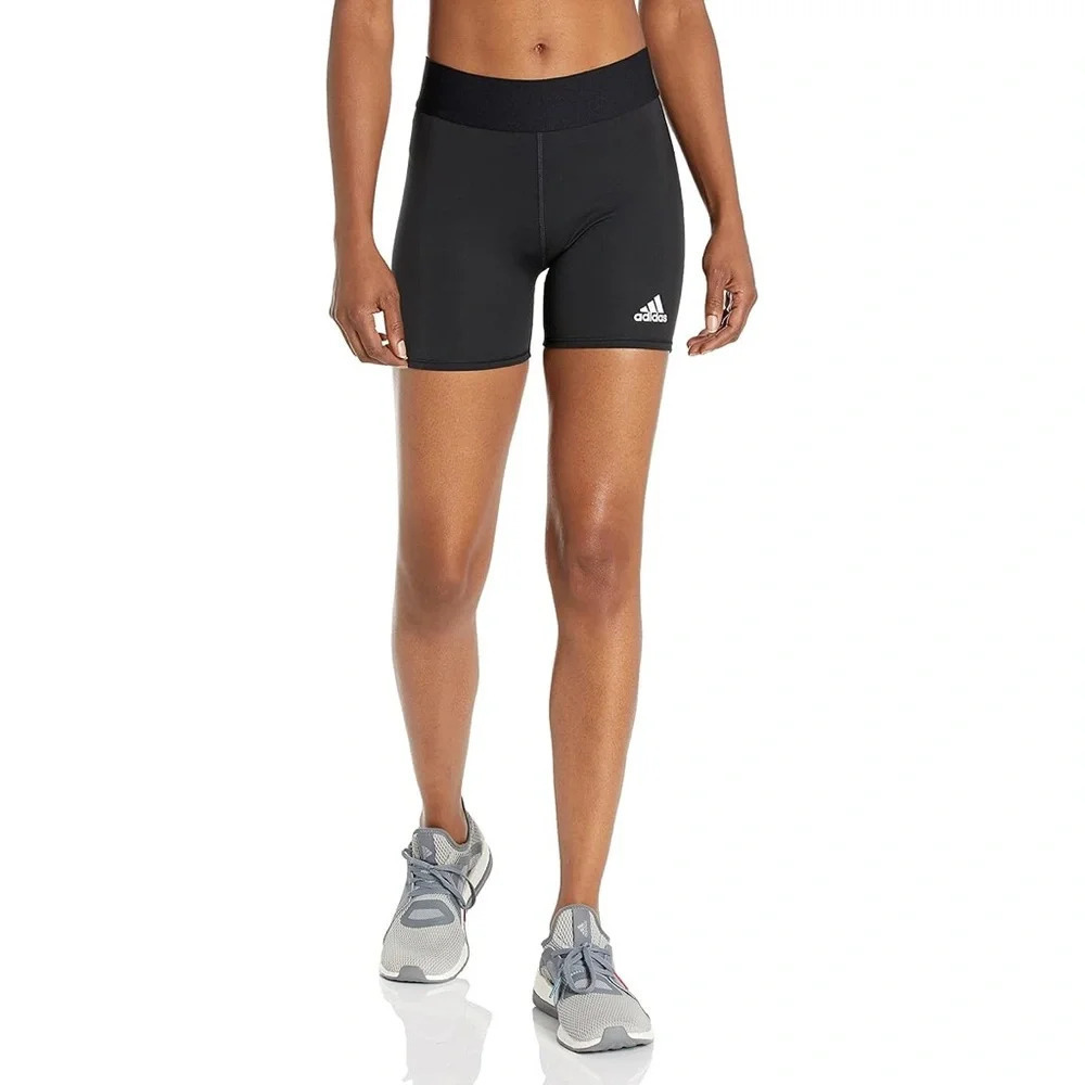 Adidas Alphaskin Climacool Athletic Shorts - Black, Size S